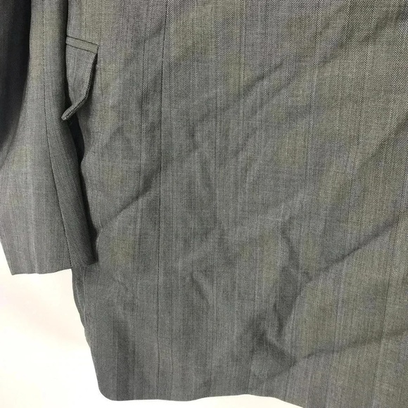 Vintage 1992 Dunhill Italy XL Wool Striped Blazer 45R Luxury Mens Suit Jacket - Picture 14 of 14